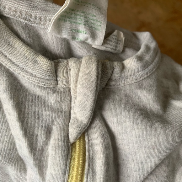 Organic Essential Basic '2-Way' Zipper Romper - Long Sleeve - Picture 5 of 6